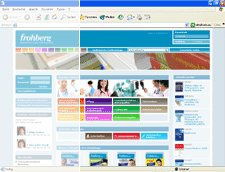 Screenshot: www.frohberg.de. Screenshot: www.frohberg.de.